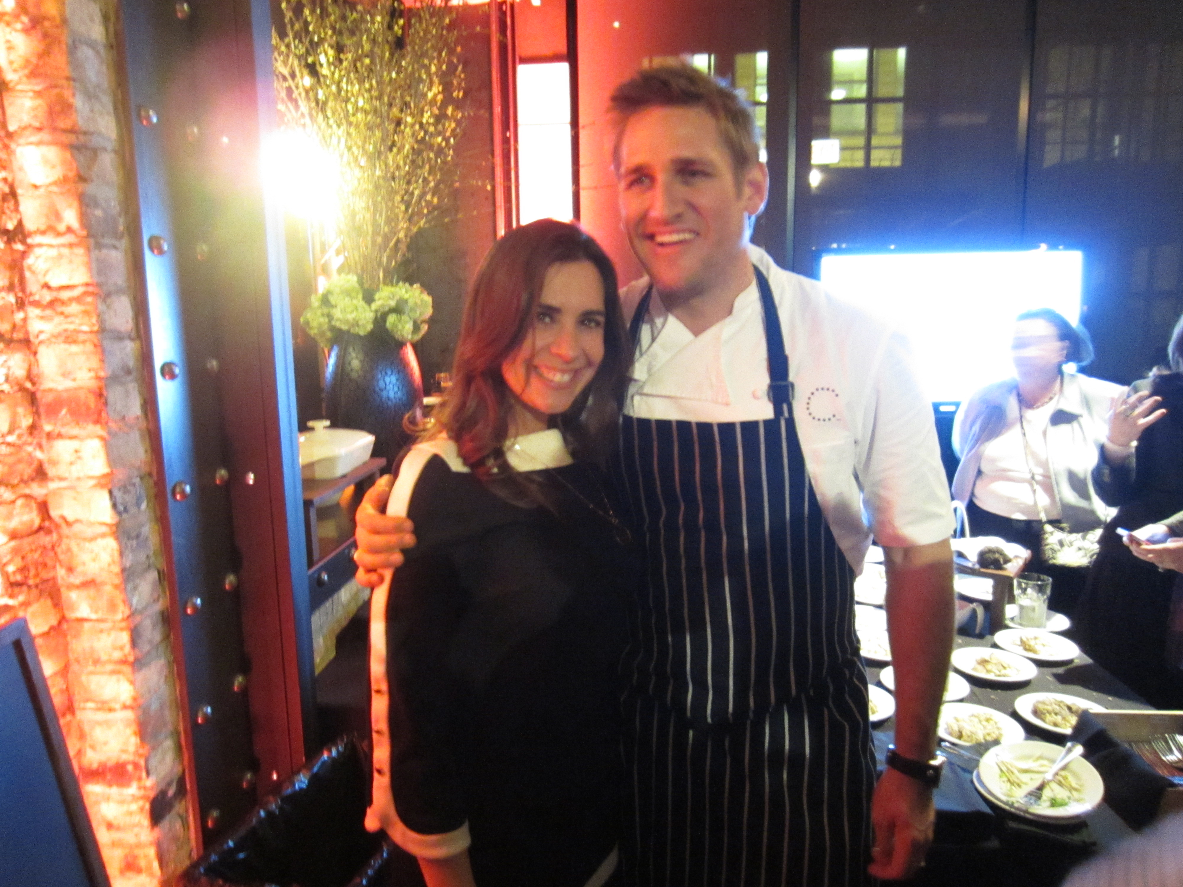 Devin Alexander with Curtis Stone