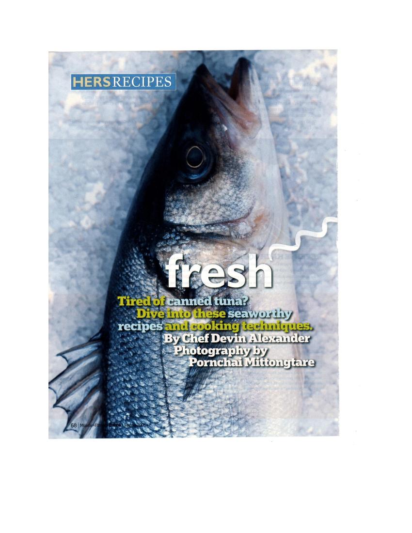 Muscle & Fitness Hers: 'Fresh' column by Chef Devin Alexander